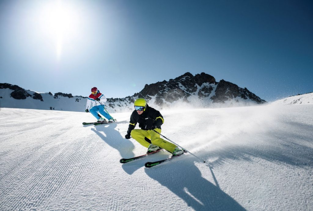 Skifahren am Mölltaler Gletscher in Kärnten