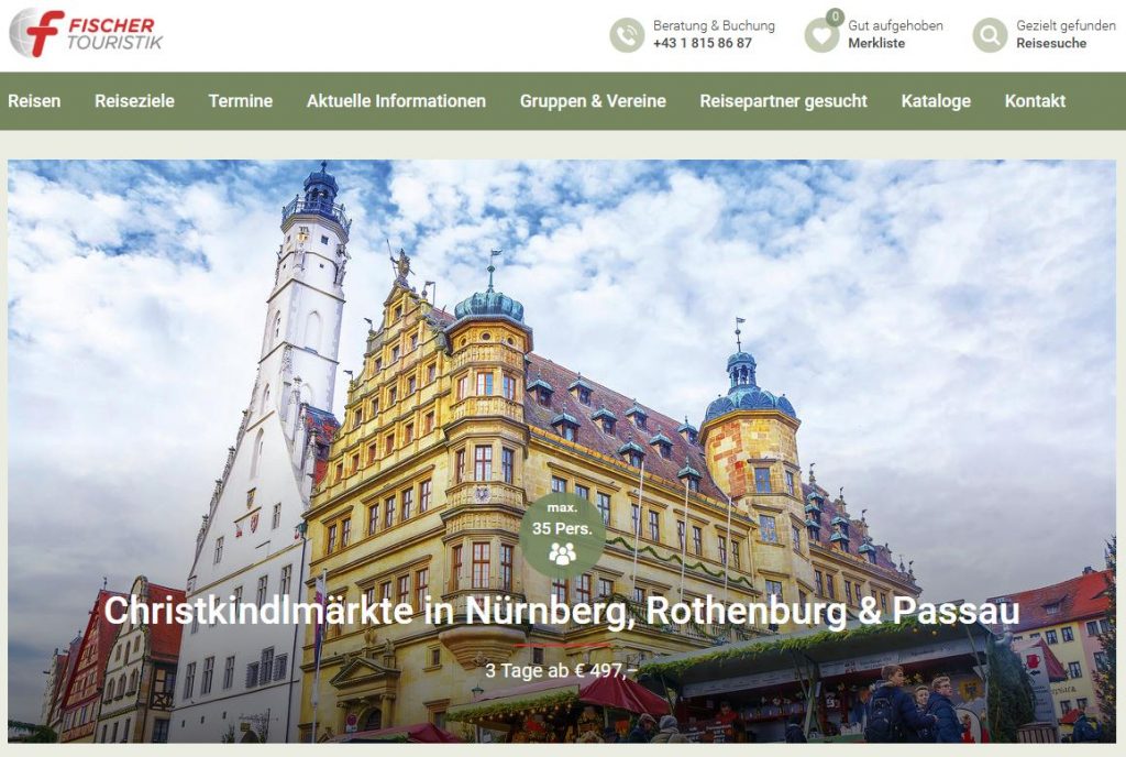 Busreise zum Christkindlmarkt