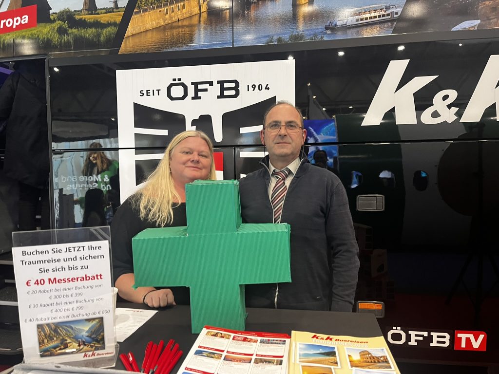 K und K Busreisen auf der Ferienmesse